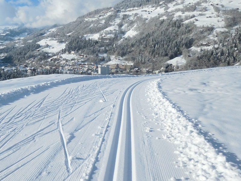 Geschichte: Langlaufloipe Castrisch, Ilanz/Glion