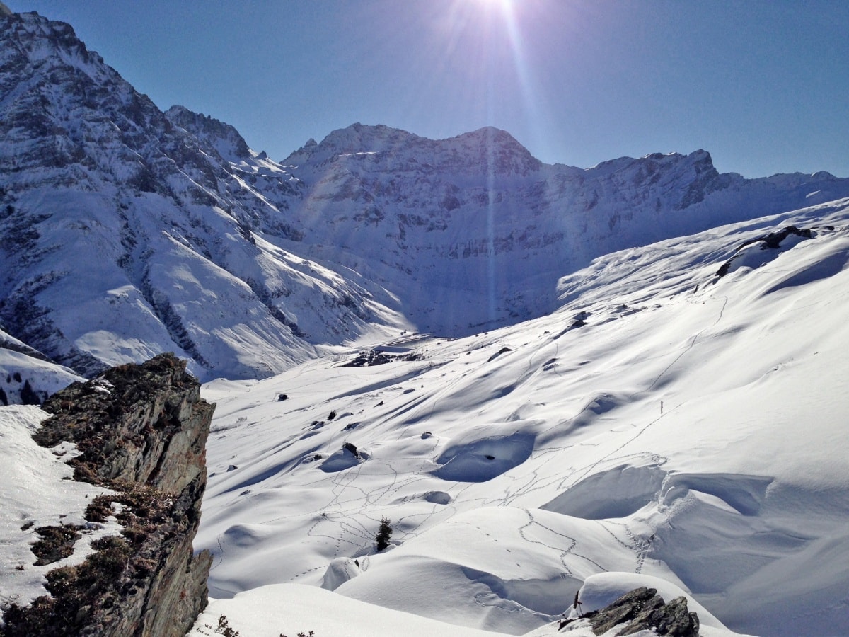 Geschichte: Signalisierter Schneeschuhtrail: Tscheurig, kurz