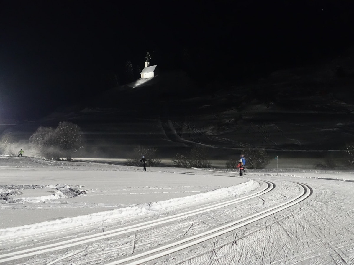 Geschichte: Nachtloipe Plaun Rueun, Brigels