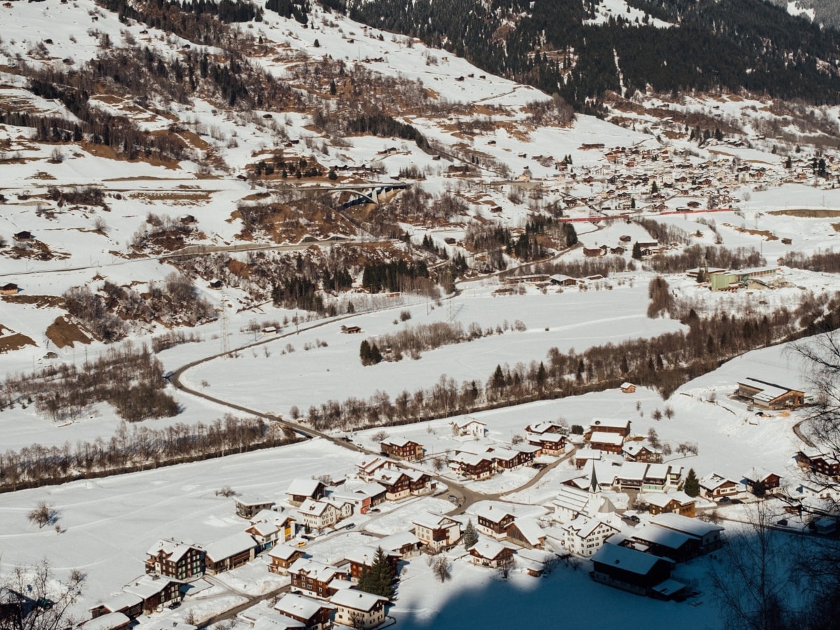 Geschichte: Winterwandern: Rabius - Surrein