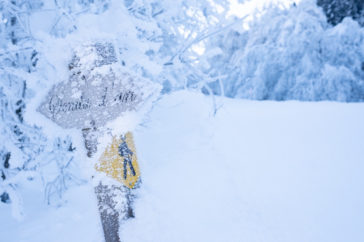Geschichte: Winterwandern: Kunstpfad Trun