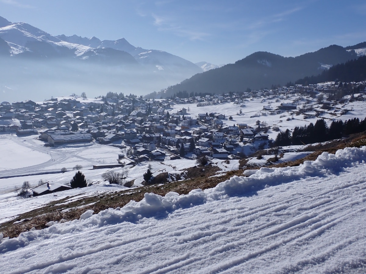 Geschichte: Winterwandern: Crest Falla Panorama Runde