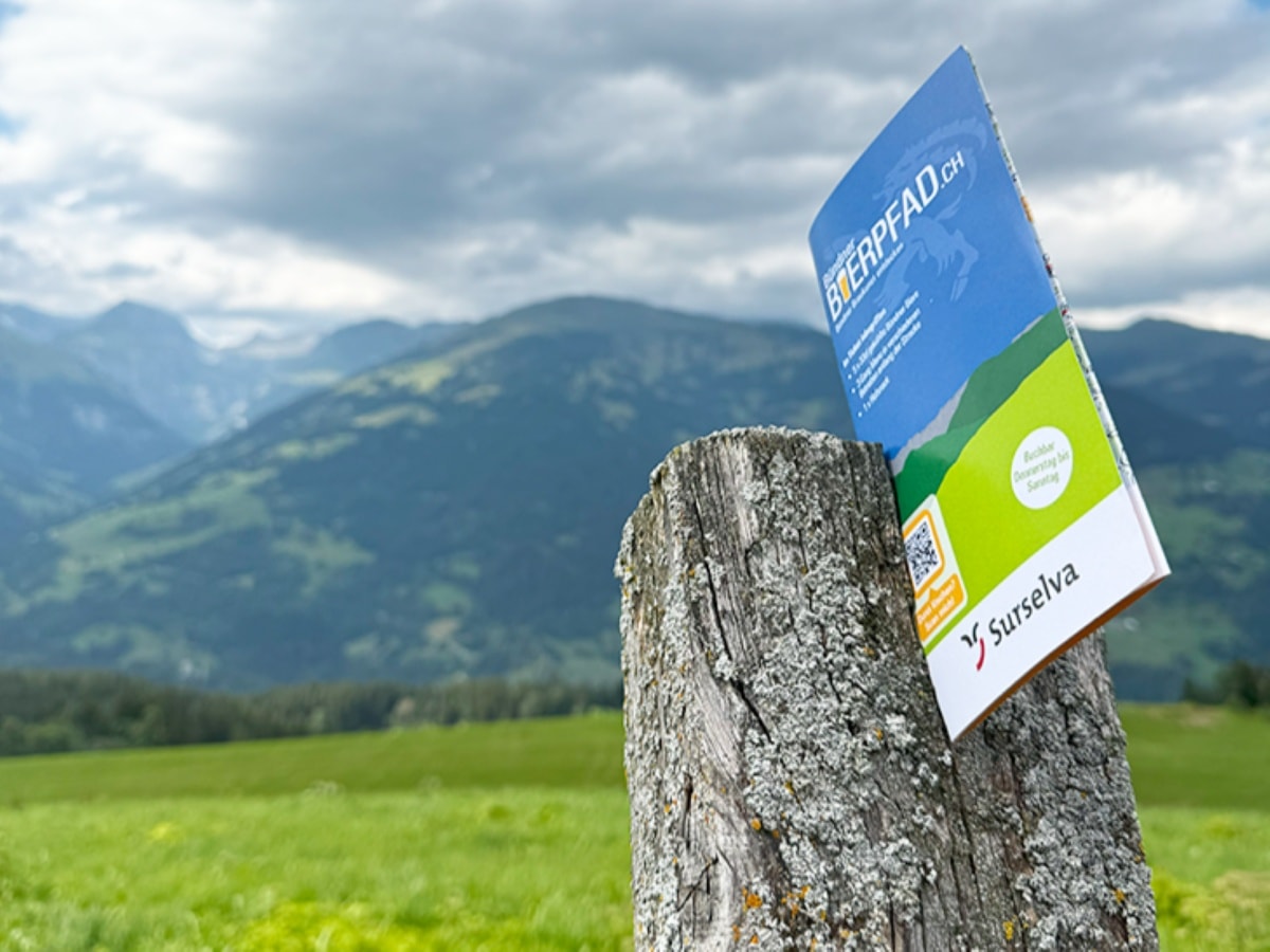 Geschichte: Bündner Bierpfad Surselva in Surcuolm/Valata