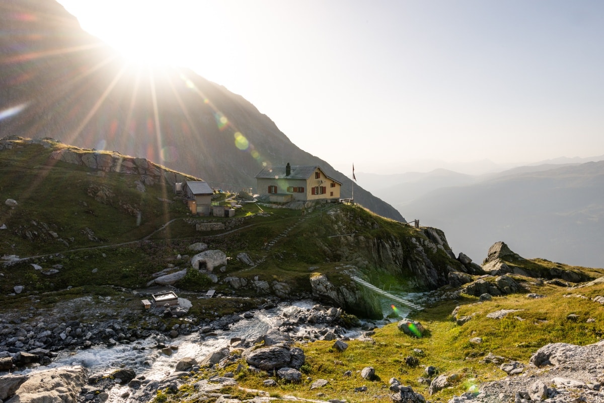 Geschichte: Die Puntegliashütte am Fusse des Tödimassivs