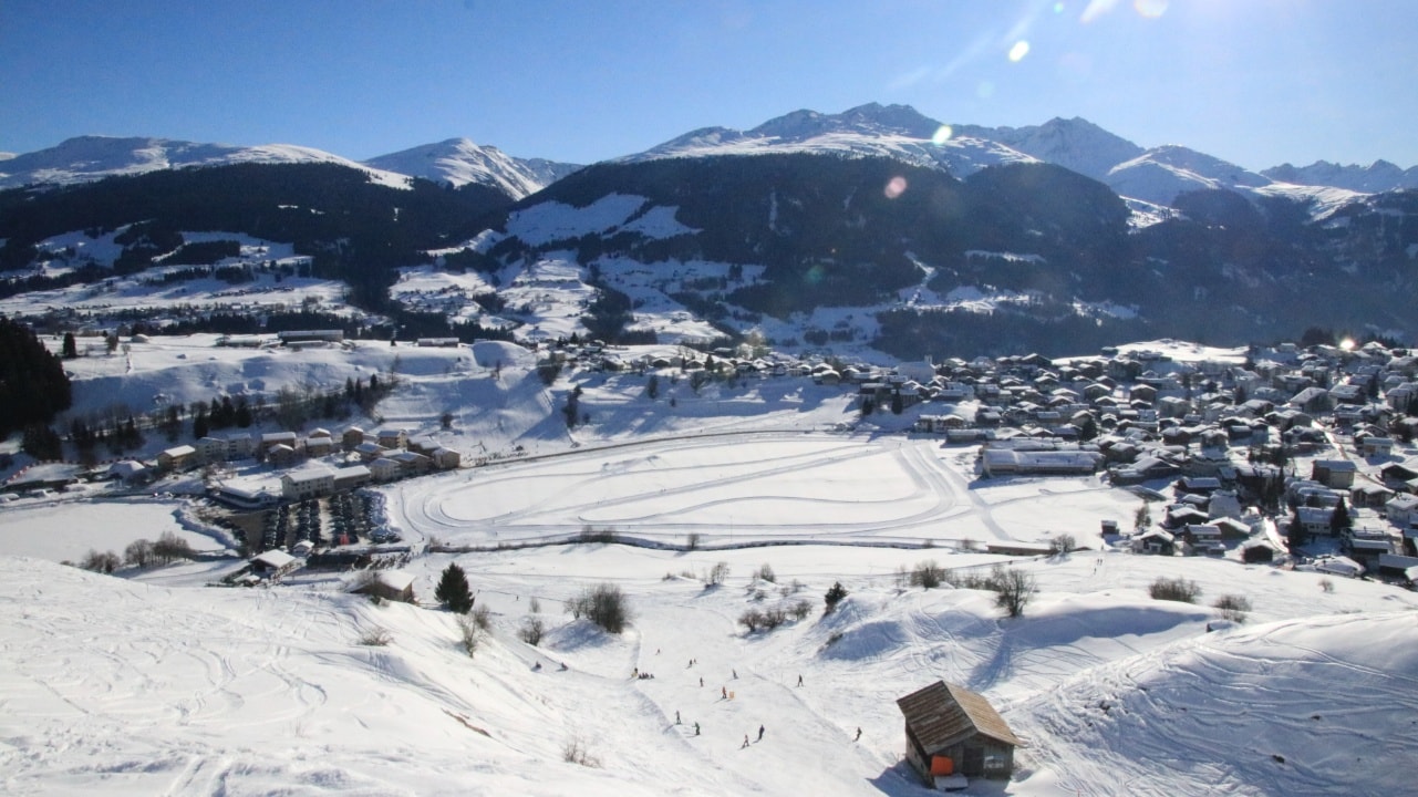 Geschichte: Winterwandern: Crest Falla - Talstation Brigels