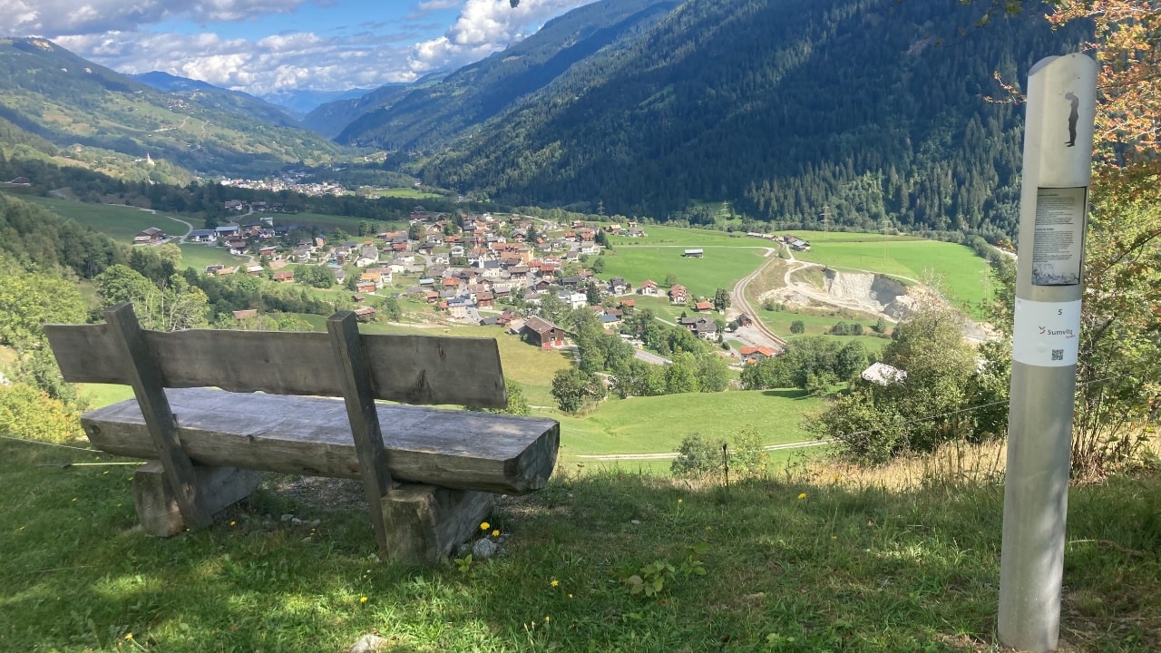 Geschichte: Sagenweg von Paul Luziet in Sumvitg