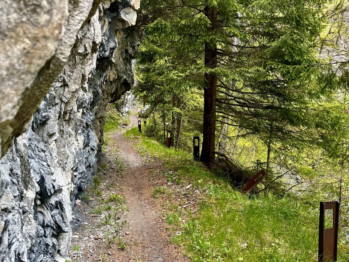 Geschichte: Safientaler Felsentunnel und Rheinschlucht