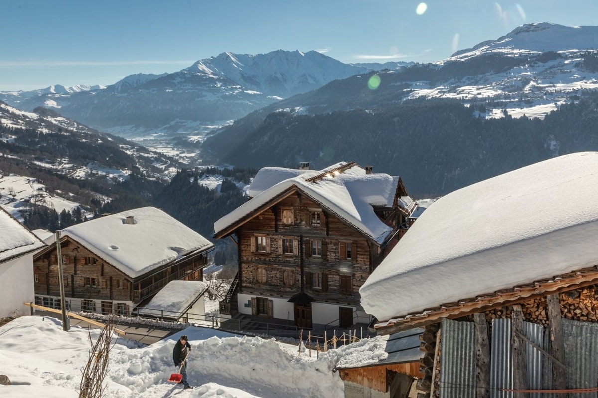 Geschichte: Winterwandern: Andiast Dacla