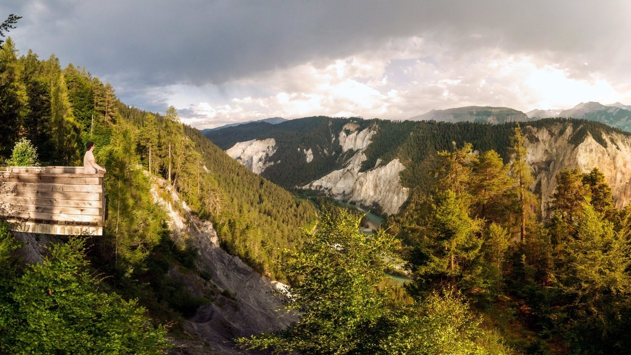 Geschichte: Rheinschlucht: Rundwanderung Versam