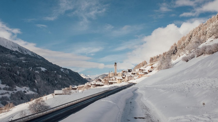 Geschichte: Sumvitg im Winter