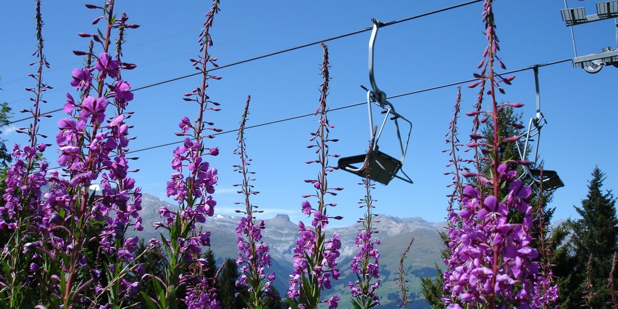 Sessellift Bergbahnen Obersaxen Mundaun im Sommer