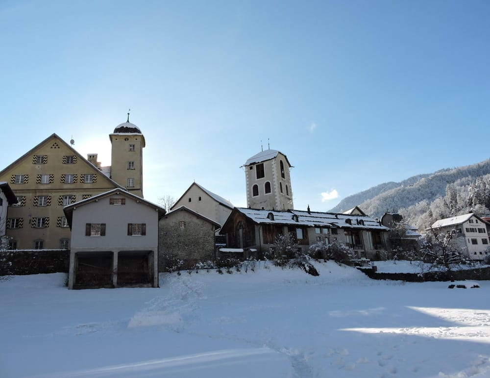 Ilanz/Glion im Winter