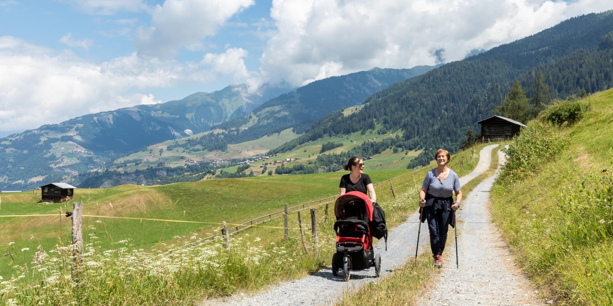 Wandern mit dem Kinderwagen