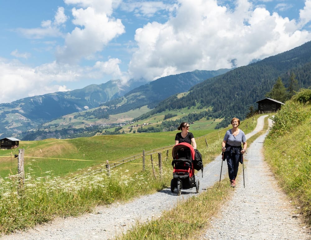 Wandern mit dem Kinderwagen