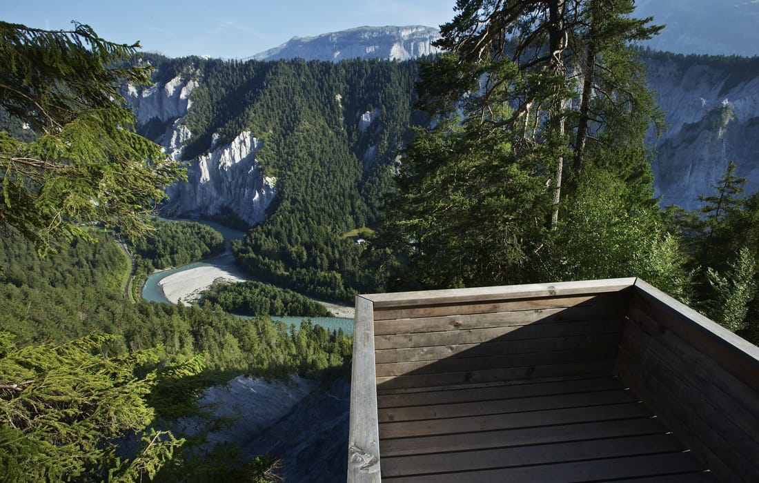 Aussichtspunkte Rheinschlucht