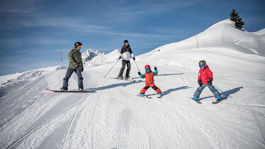 Geschichte: Skischulen & Übungsgelände